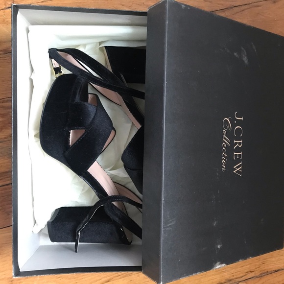 J.Crew Collection Velvet platform - Picture 4 of 7